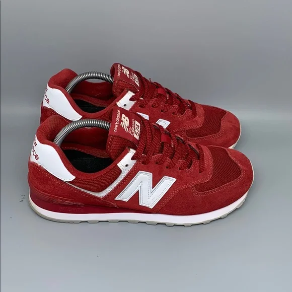 New Balance 574 Maroon Running Shoes ML574ER2 Men’s Sz